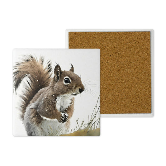 Countryside Critters - Ceramic Coaster with Cork Backing Owl