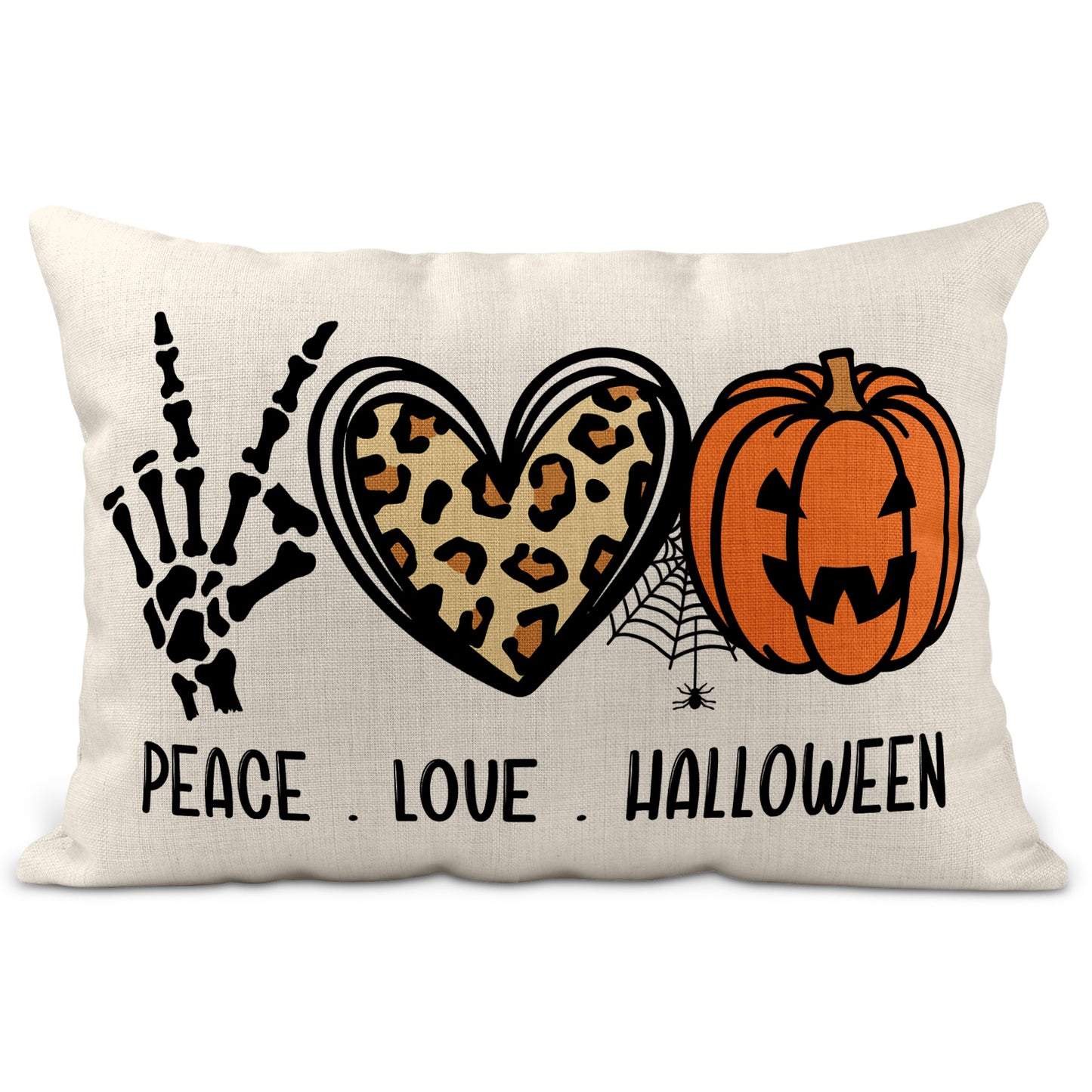 Spooky Halloween Cushion Collection Peace Love Halloween