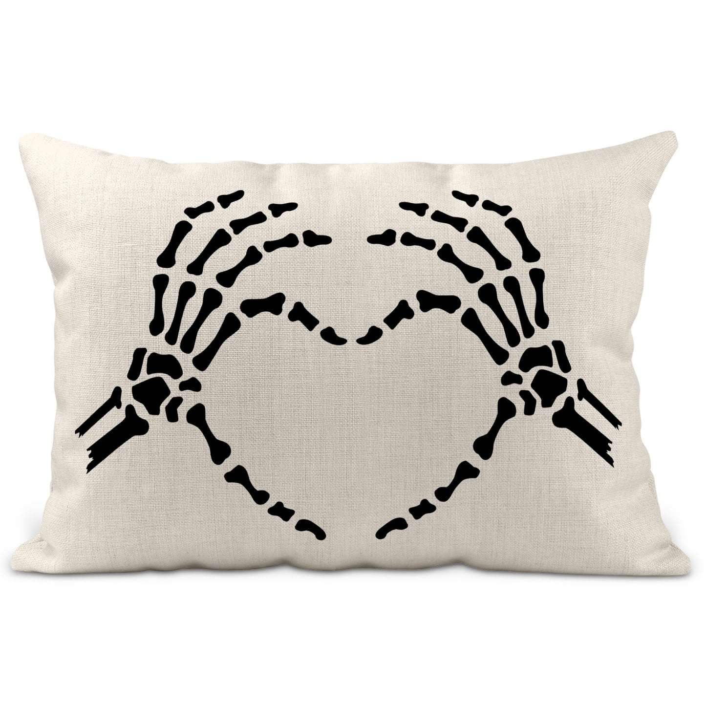 Spooky Halloween Cushion Collection Skeleton Heart Hands