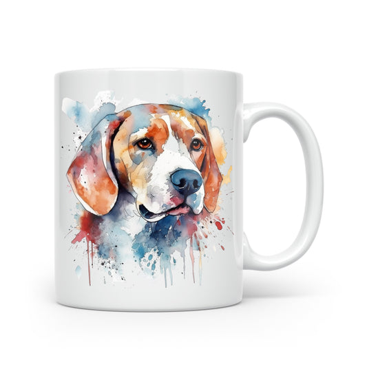 Watercolour Dog Mug Collection – Gorgeous Gifts for Dog Lovers - Small & Medium Breeds Beagle