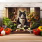 Cats in the Kitchen (8 styles) - Tempered Glass Cutting Board - (285x200mm and 390x290mm) Gloss or Textured Finish Maine Coon