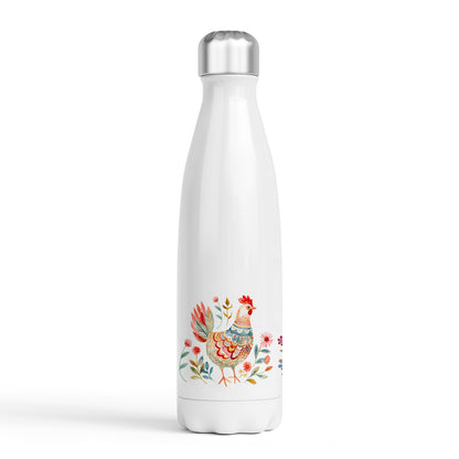 Nordic-Inspired Chicken Design Drinks Bottle - 500ml - Chicken 1