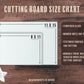 Countryside Critters (9 styles) - Tempered Glass Cutting Board - (285x200mm and 390x290mm) Gloss or Textured Finish Squirrel