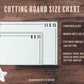 Cats in the Kitchen (8 styles) - Tempered Glass Cutting Board - (285x200mm and 390x290mm) Gloss or Textured Finish Tabby (Dark)