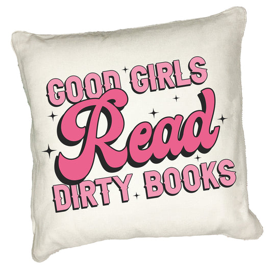 Spicy Book Reader Cushion Collection – Bold Designs for the Fearless Reader Good Girls Read Dirty Books