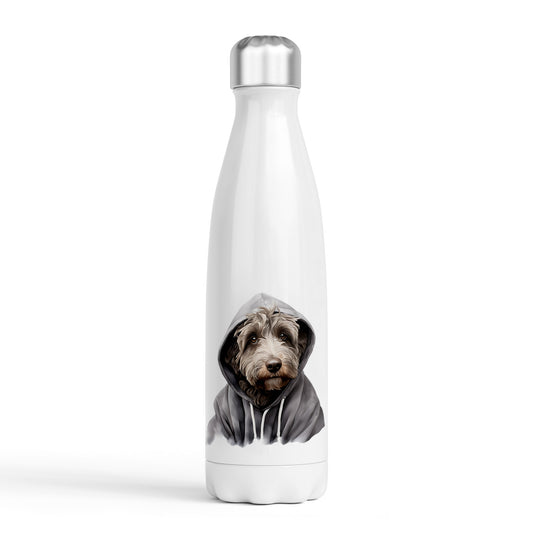 Dogs in Hoodies Water Bottle - 500ml - Labradoodle