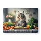 Cats in the Kitchen (8 styles) - Tempered Glass Cutting Board - (285x200mm and 390x290mm) Gloss or Textured Finish Maine Coon