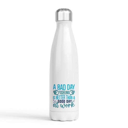 Fishing Themed Drinks Bottle - 500ml - Bad Day Fishing
