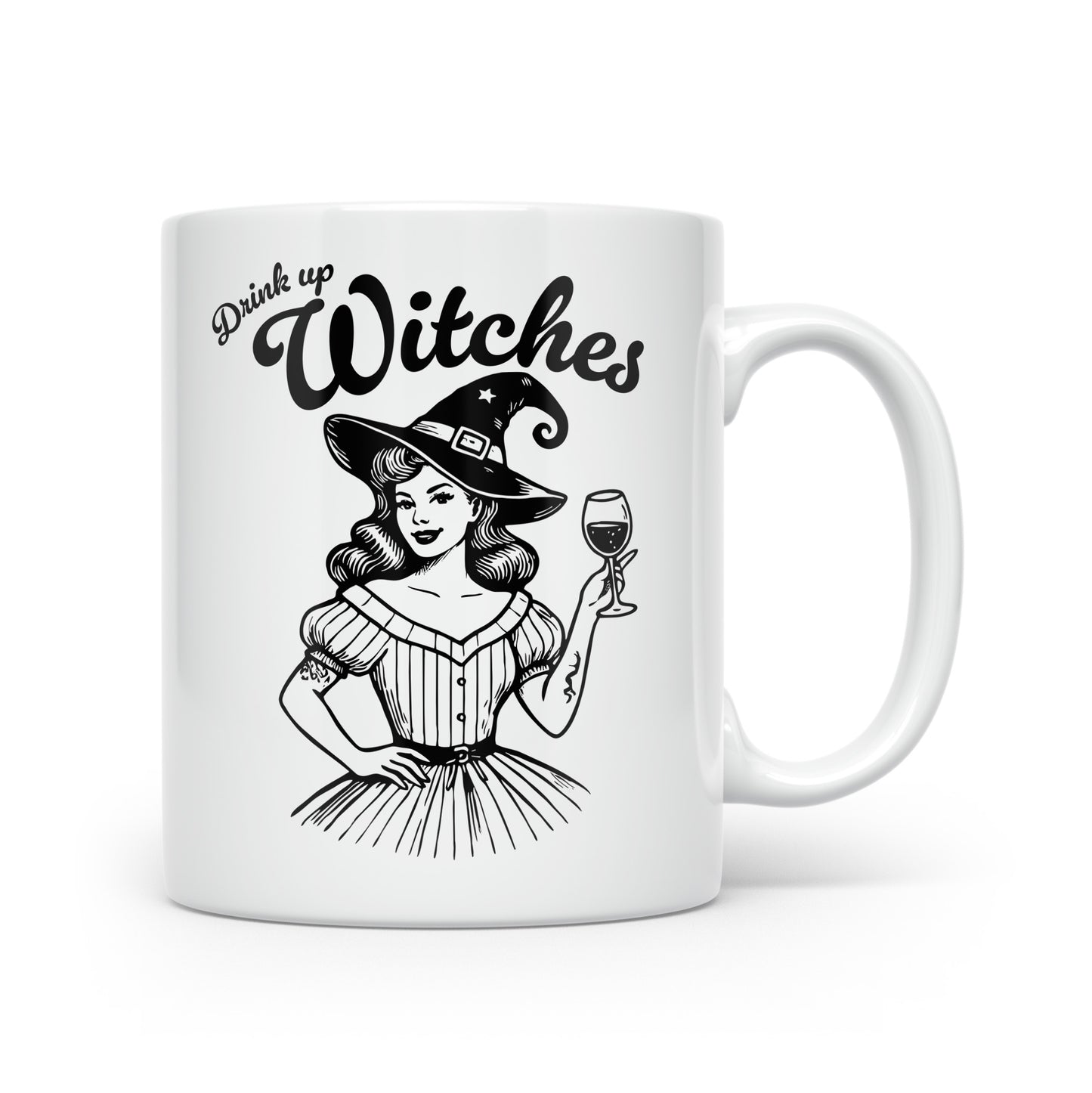 Vintage-Inspired Halloween Mug Collection – Sip in Spooky Style Drink up Witches