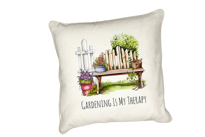 Watercolour Gardening Cushion Collection – Nature-Inspired Comfort for Garden Lovers Gardening is my Therapy
