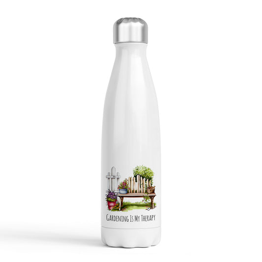 Gardening is my Therapy Bottle - Double Wall Insulated Stainless Steel Sport Drinks 500ml