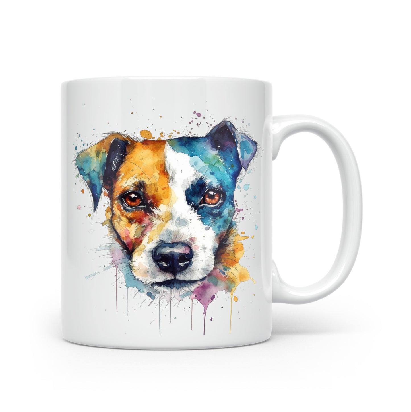Watercolour Dog Mug Collection – Gorgeous Gifts for Dog Lovers - Small & Medium Breeds Jack Russell