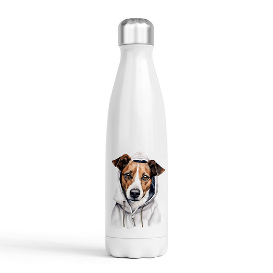 Dogs in Hoodies Water Bottle - 500ml - Jack Russell