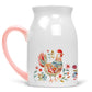 Bright & Cheery Chicken Jug – Pink Handle