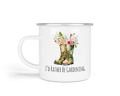 Gardener's Enamel Cups – Charming Designs for Green Fingers I'd Rather be Gardening
