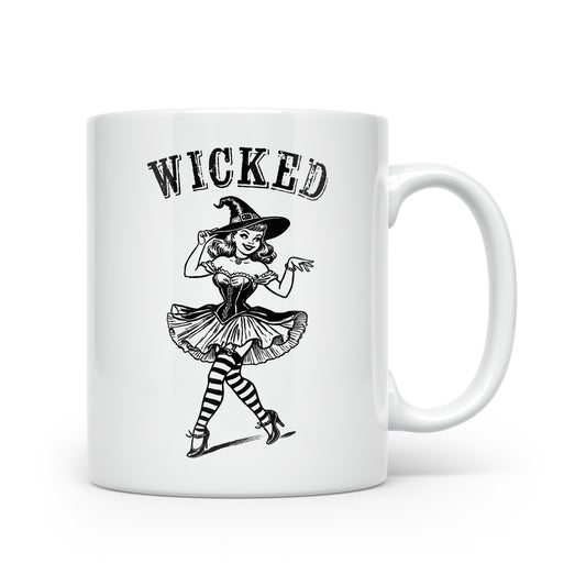 Vintage-Inspired Halloween Mug Collection – Sip in Spooky Style Wicked