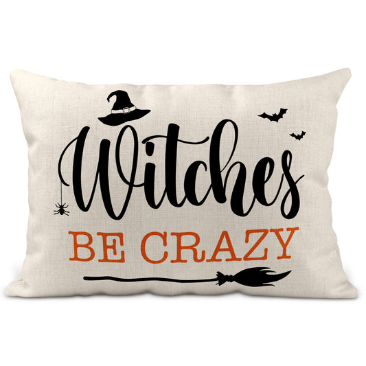 Spooky Halloween Cushion Collection Witches be Crazy